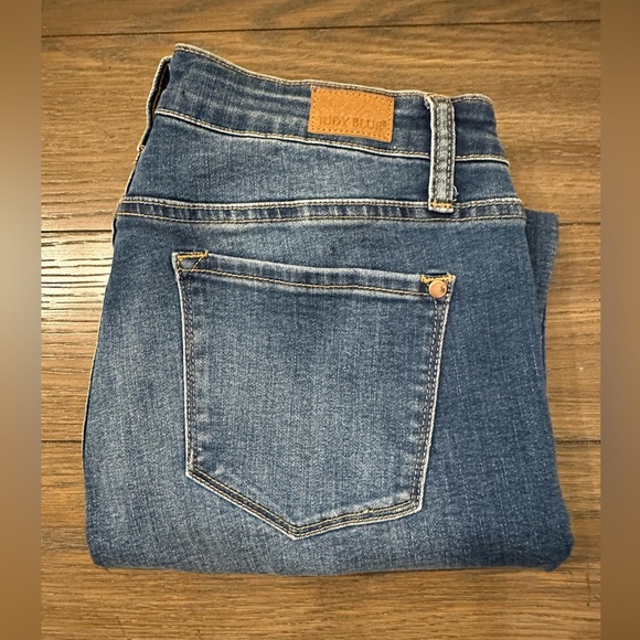 Judy Blue Denim - Judy Blue Dark Wash Straight Leg Jeans Size 13/31